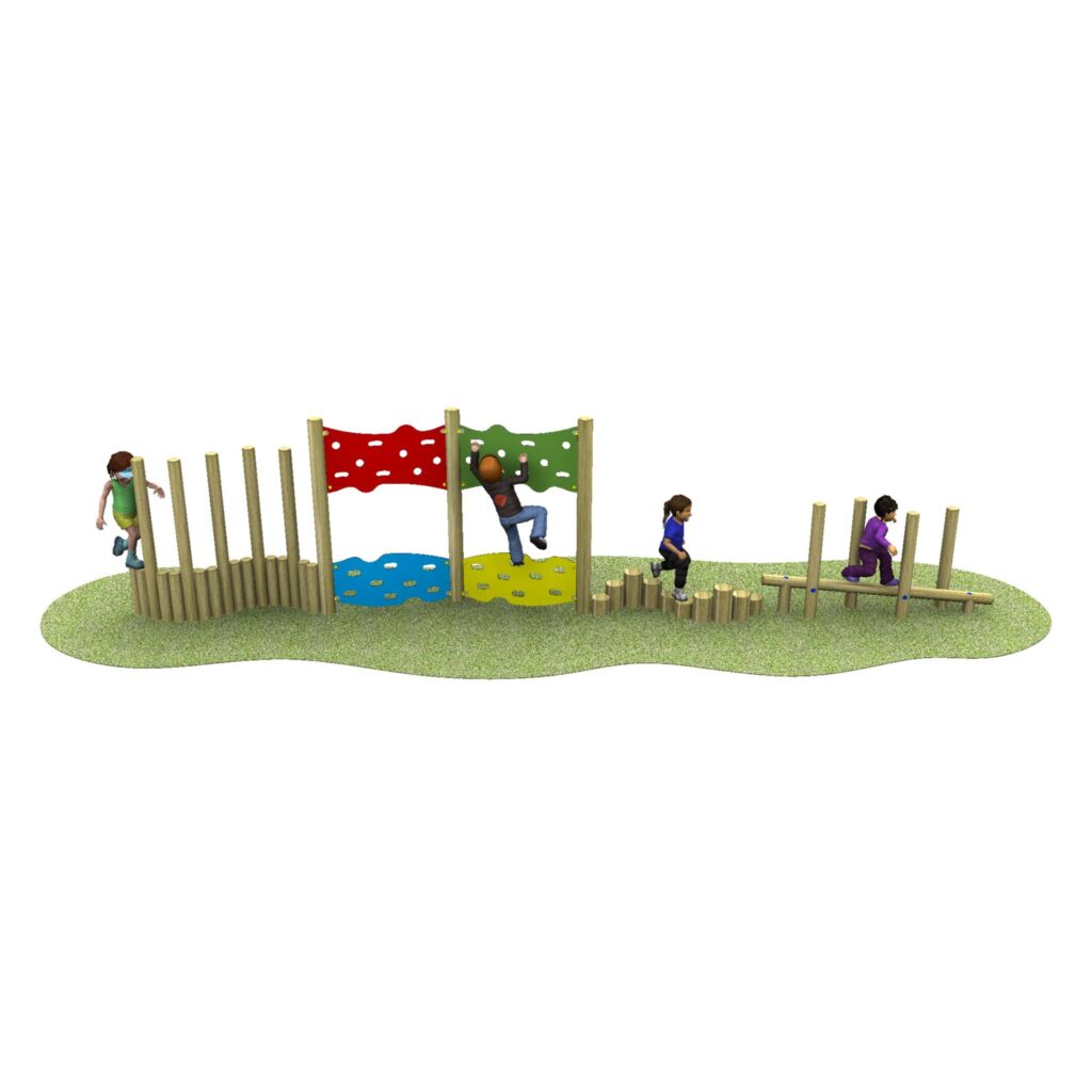 Updated delta trail with children and grass