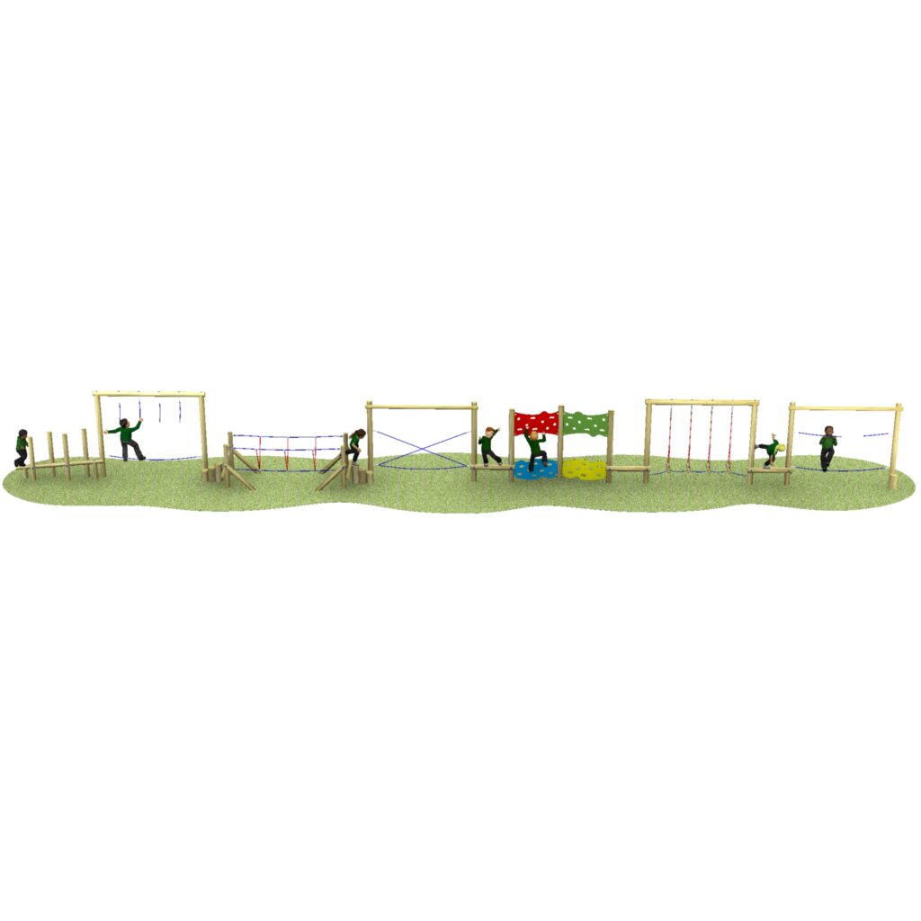 Updated Xi trail with grass and children