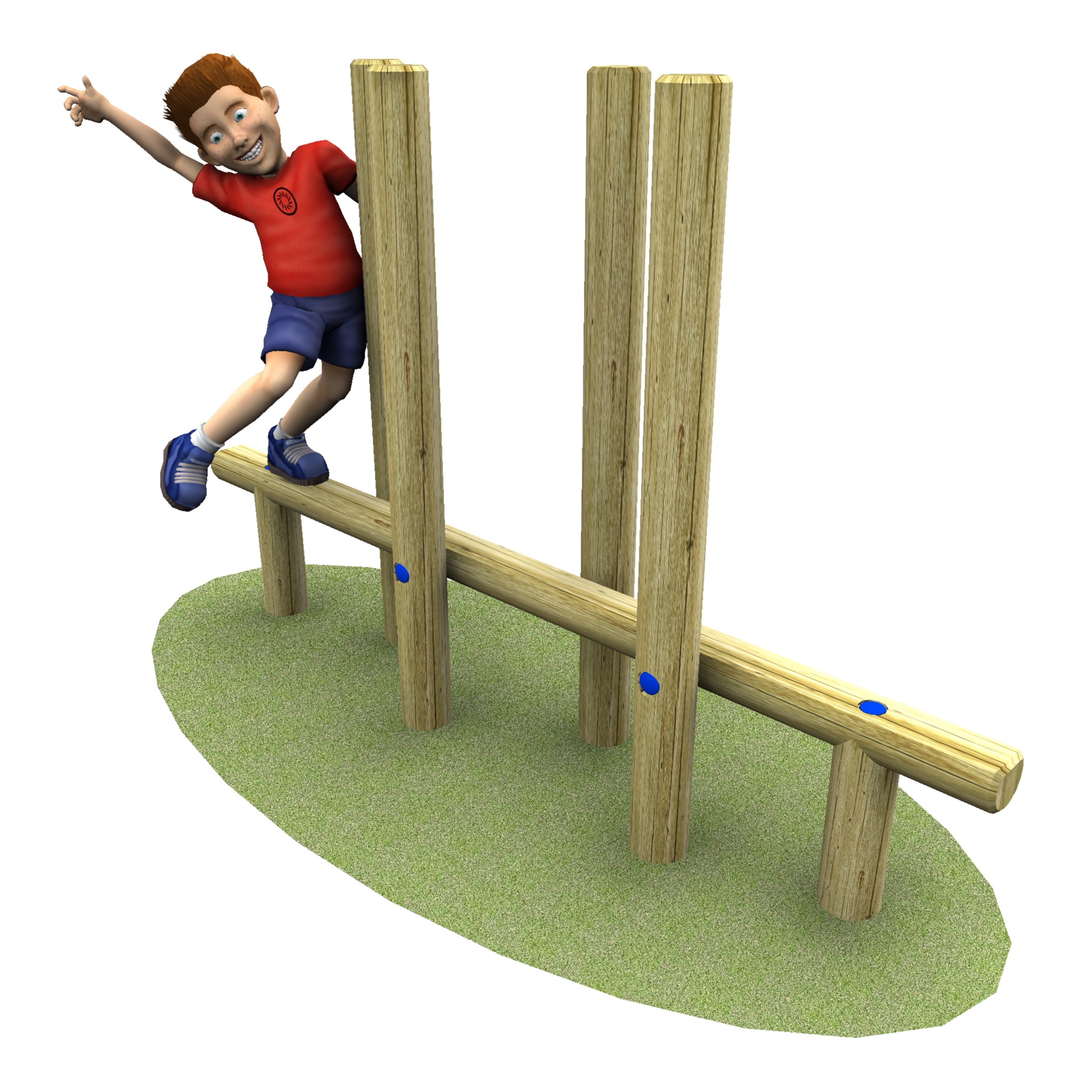 Balance Weaver with child crossing
