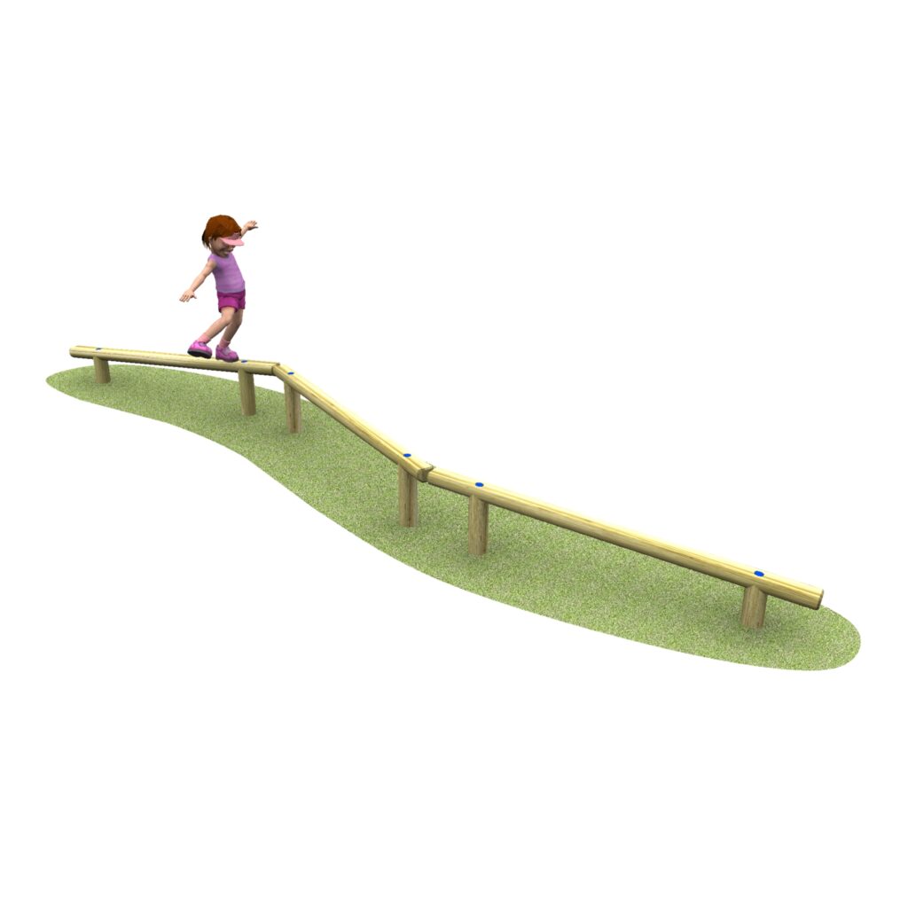 Balance Run with child crossing