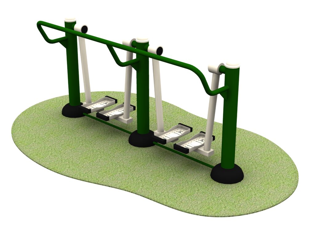 childrens double air walker on grass