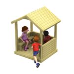 The hideaway render with children