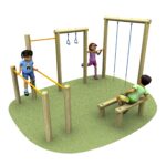 Multi gym 5 with grass and children