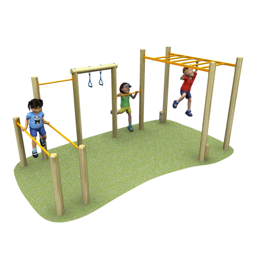 Multi gym 6 with grass and children
