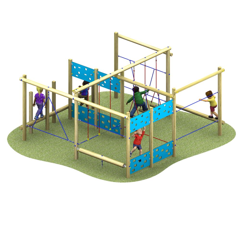 Enterprise Space Frame with grass and children