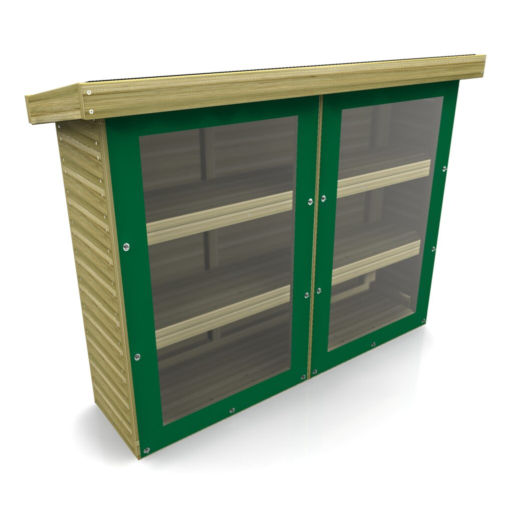 Triple self selecting storage