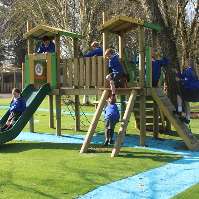 Fawns Playground Equipment in Primary School