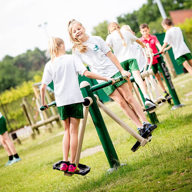 Fawns Playground Equipment in Secondary School