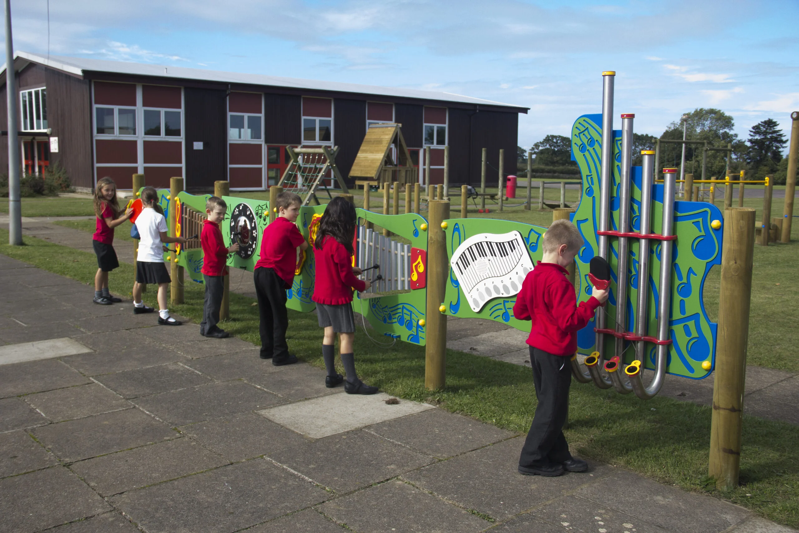 Fawns Playground Equipment in Secondary School