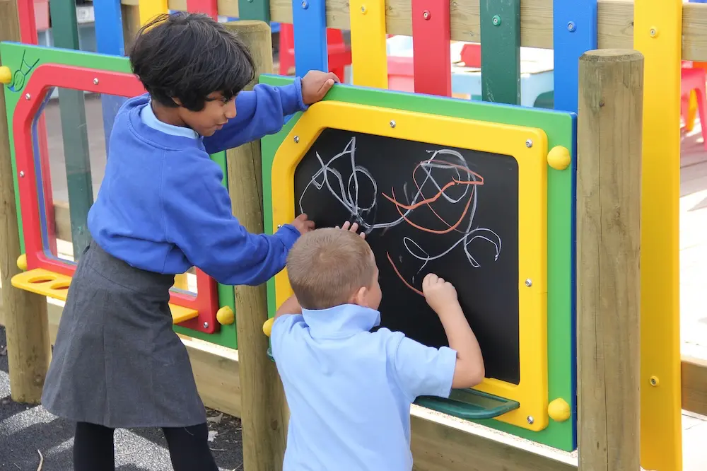 Fawns Playground Equipment in Secondary School