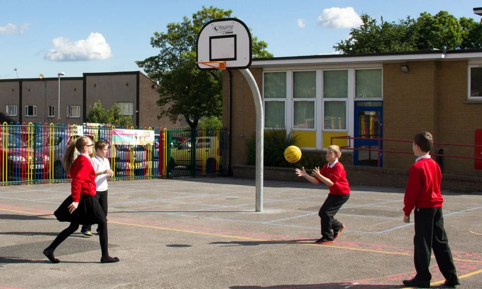 Fawns Playground Equipment in Secondary School