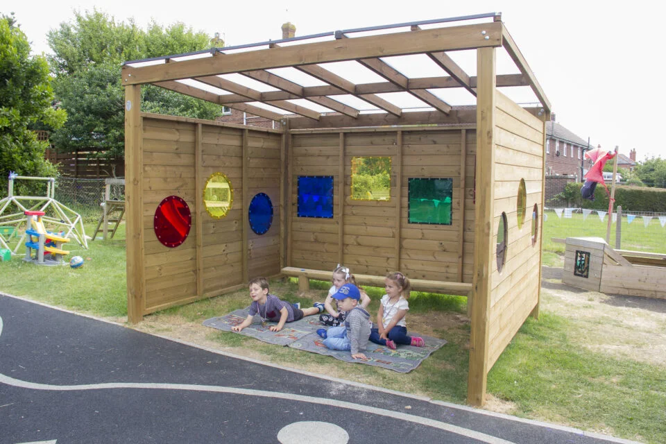 Fawns Playground Equipment in Secondary School