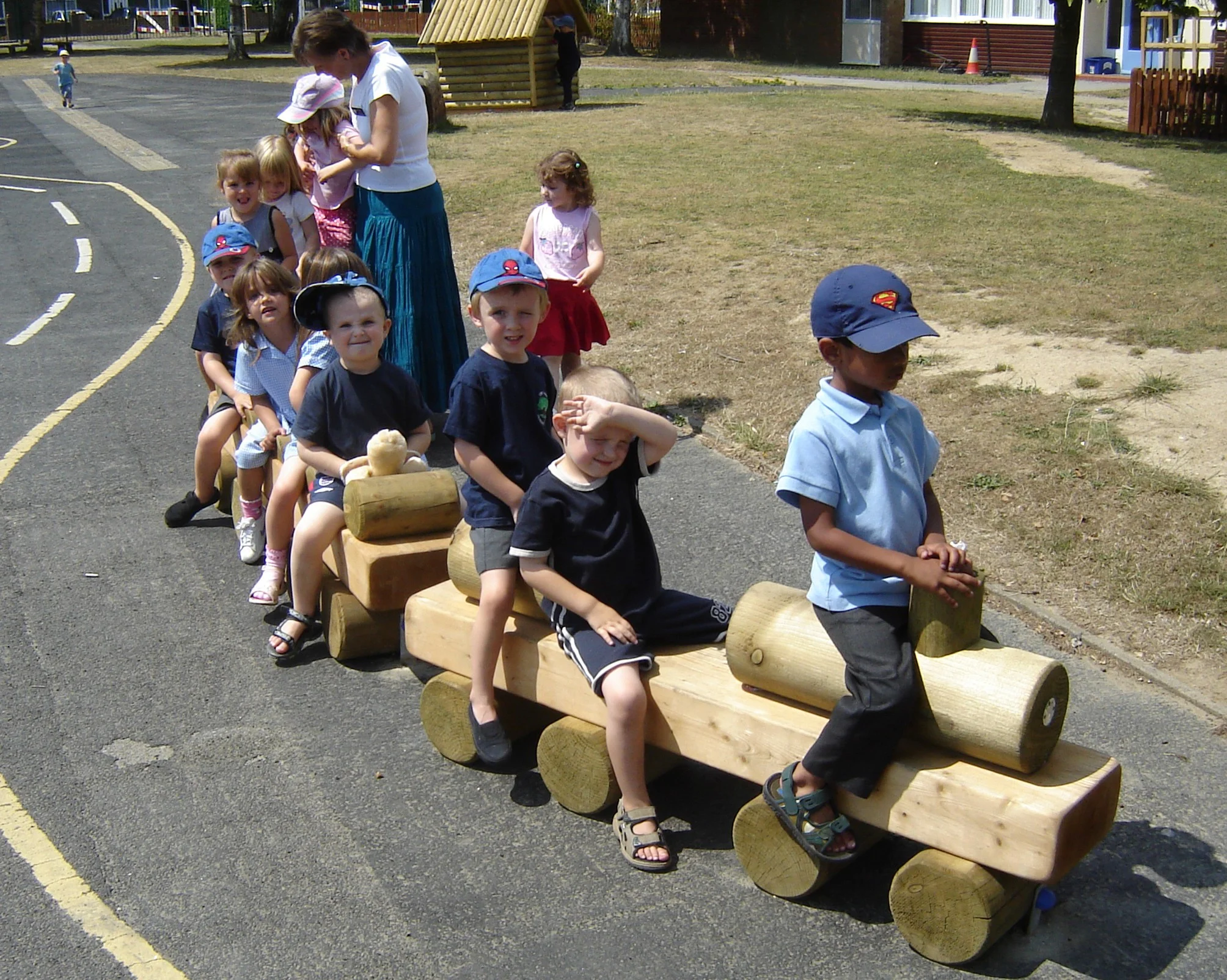Fawns Playground Equipment in Secondary School