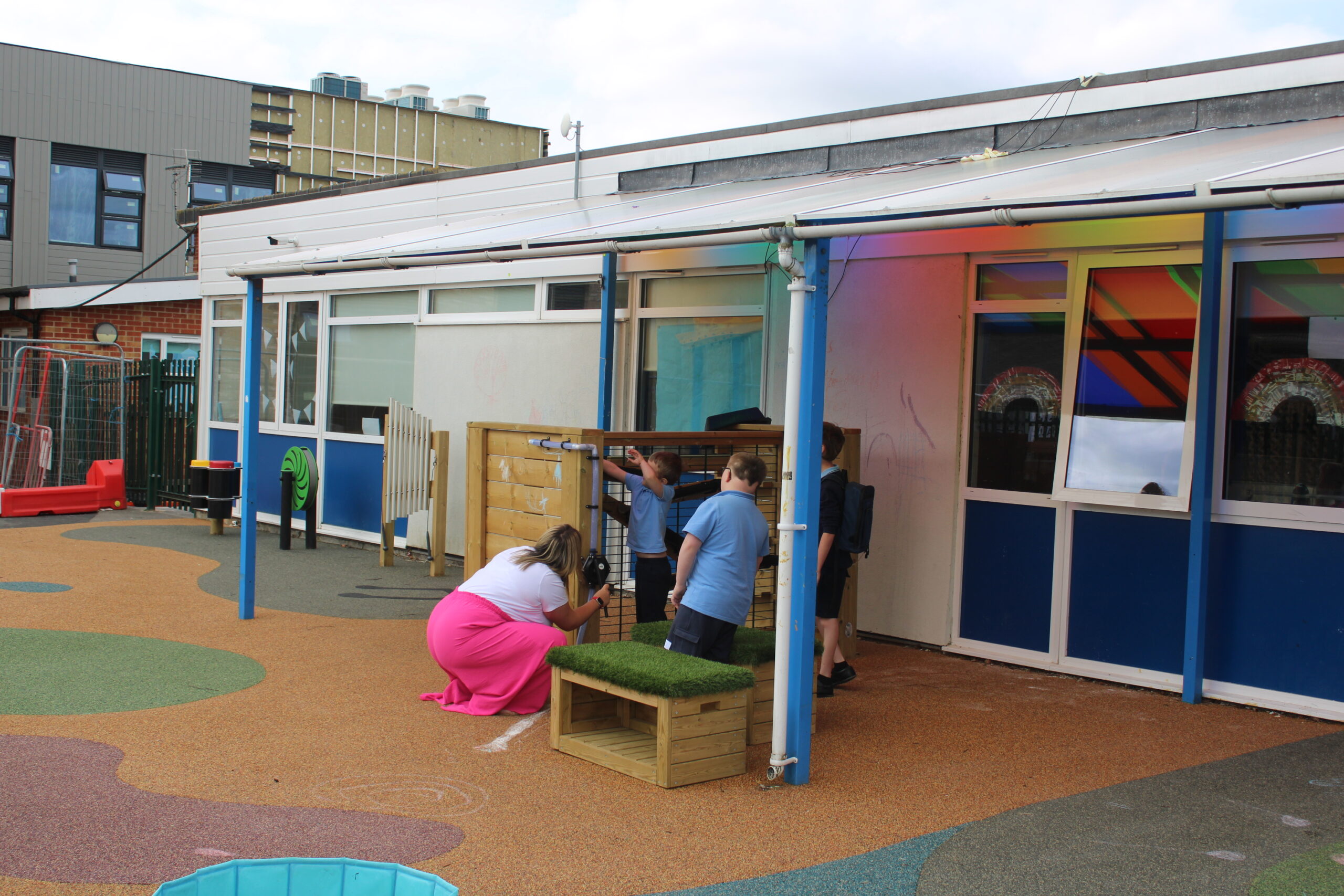 Fawns Playground Equipment in Primary School