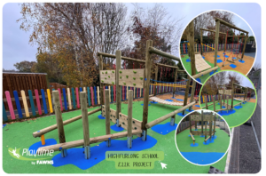 A sensory-feedback designed playground for Highfurlong School, Blackpool from Playtime by Fawns