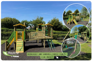 Playground design idea from Risinghurst and Sandhills Parish Council, designed, manufactured and installed by Fawns