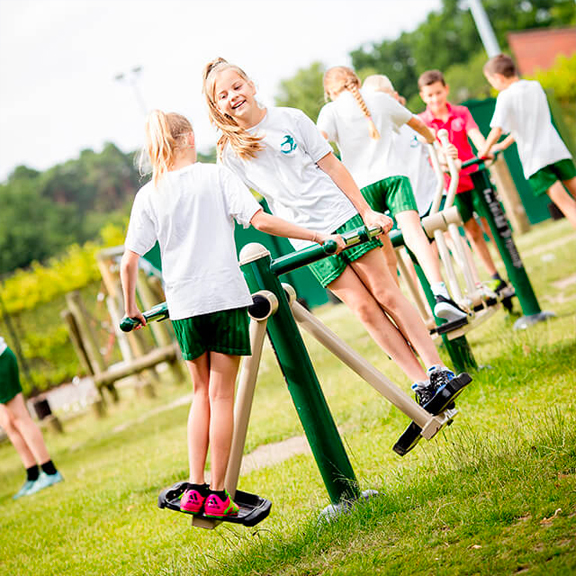 Fawns Playground Equipment in Secondary School